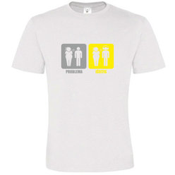 T -shirts with your photo, notes, white