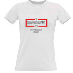 Women's T-shirt with your choice of photos, notes, white