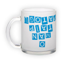Frosted glass mug (300 ml)