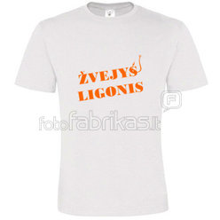 T -shirts with your photo, notes, white
