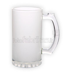 Frosted glass beer mug (500 ml)