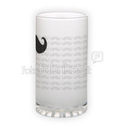 Frosted glass beer mug (500 ml)