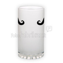 Frosted glass beer mug (500 ml)