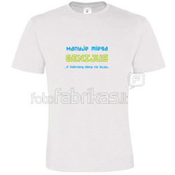 T -shirts with your photo, notes, white