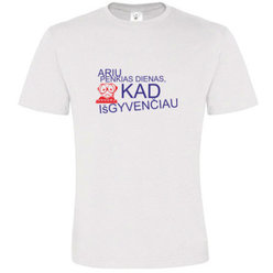 T -shirts with your photo, notes, white