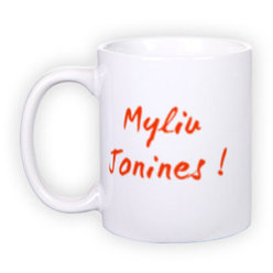 Standard white mug (300 ml)