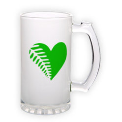 Frosted glass beer mug (500 ml)