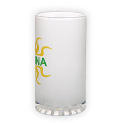 Frosted glass beer mug (500 ml)