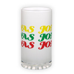 Frosted glass beer mug (500 ml)