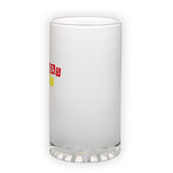 Frosted glass beer mug (500 ml)