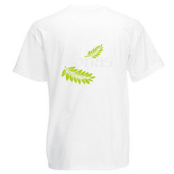 T -shirts with your photo, notes, white