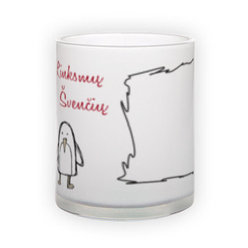 Frosted glass mug (300 ml)