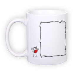 Standard white mug (300 ml)