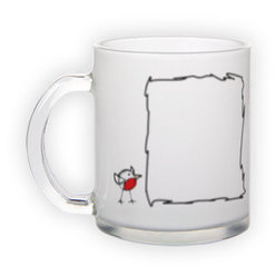 Frosted glass mug (300 ml)