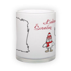 Frosted glass mug (300 ml)