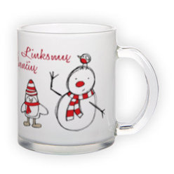 Frosted glass mug (300 ml)