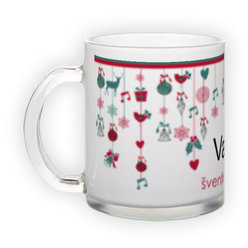 Frosted glass mug (300 ml)