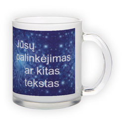 Frosted glass mug (300 ml)