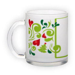 Frosted glass mug (300 ml)