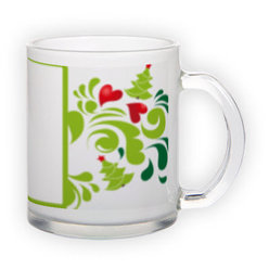 Frosted glass mug (300 ml)