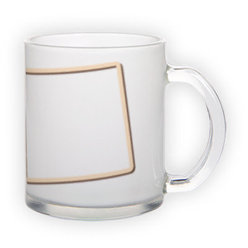 Frosted glass mug (300 ml)