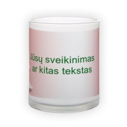 Frosted glass mug (300 ml)