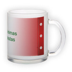 Frosted glass mug (300 ml)