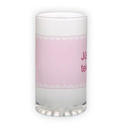 Frosted glass beer mug (500 ml)
