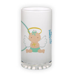 Frosted glass beer mug (500 ml)