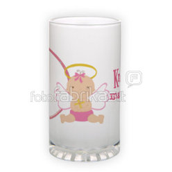 Frosted glass beer mug (500 ml)