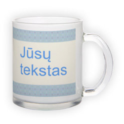Frosted glass mug (300 ml)