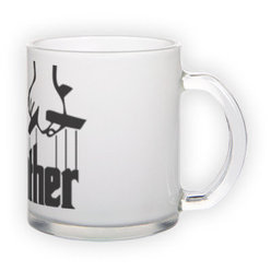 Frosted glass mug (300 ml)