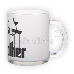 Frosted glass mug (300 ml)
