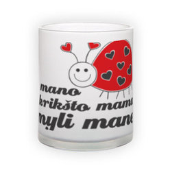 Frosted glass mug (300 ml)