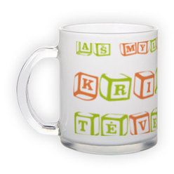 Frosted glass mug (300 ml)