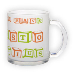 Frosted glass mug (300 ml)