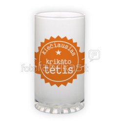 Frosted glass beer mug (500 ml)
