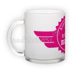 Frosted glass mug (300 ml)