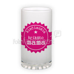 Frosted glass beer mug (500 ml)