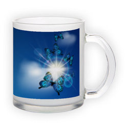 Frosted glass mug (300 ml)