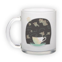 Frosted glass mug (300 ml)