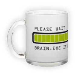 Frosted glass mug (300 ml)