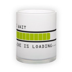 Frosted glass mug (300 ml)