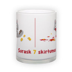 Frosted glass mug (300 ml)