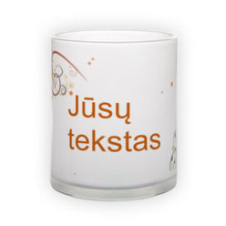 Frosted glass mug (300 ml)