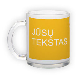 Frosted glass mug (300 ml)