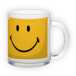 Frosted glass mug (300 ml)