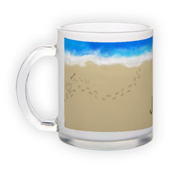 Frosted glass mug (300 ml)