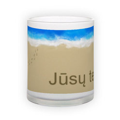 Frosted glass mug (300 ml)