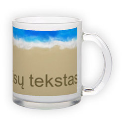 Frosted glass mug (300 ml)